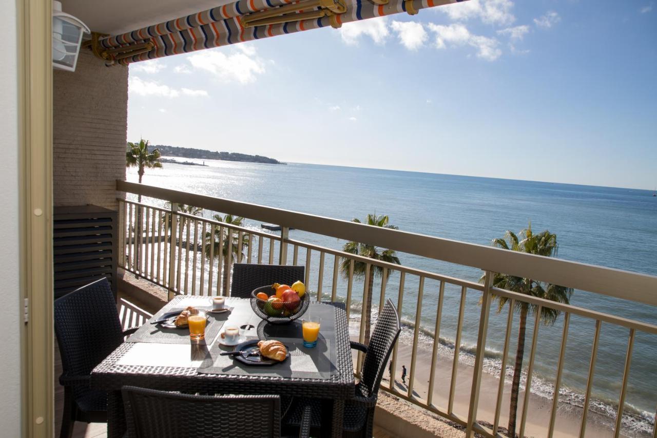 Vue Mer Panoramique, Clim, Balcon Et Plages Antibes Exteriör bild