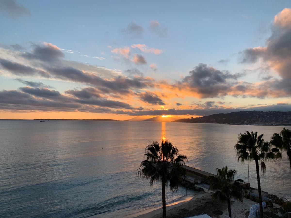 Vue Mer Panoramique, Clim, Balcon Et Plages Antibes Exteriör bild