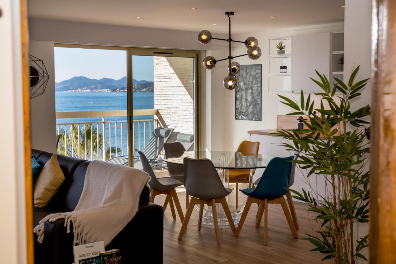 Vue Mer Panoramique, Clim, Balcon Et Plages Antibes Exteriör bild